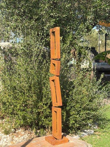 Ana Lucia B.M - Sculpture Corten - XXL - NO Reserve