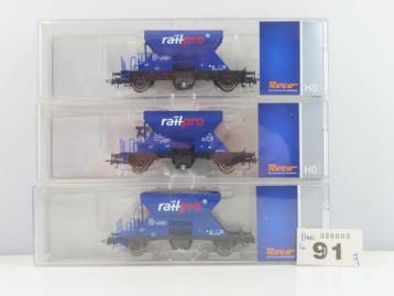 Roco H0 - 67156 - Ensemble de wagons de marchandises pour, Hobby en Vrije tijd, Nieuw