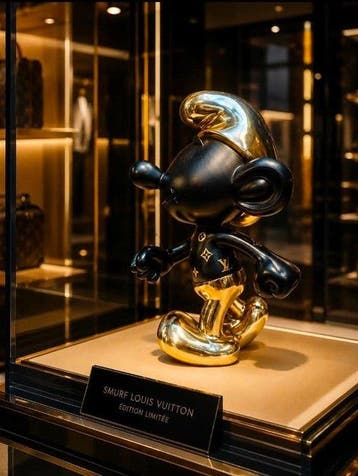 NewArtsy X - Smurf Statue Louis Vuitton XL
