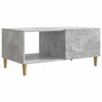 vidaXL Salontafel Betongrijs 90 x 50 x 40 cm Bewerkt hout, Verzenden, Nieuw