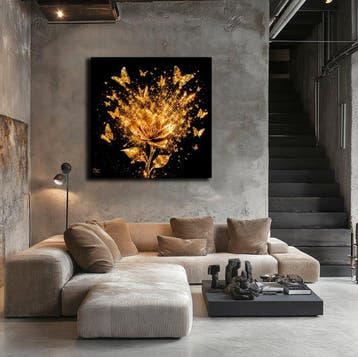 PLM-Art - Gold Flower
