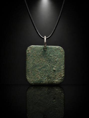 Middeleeuwse Vikingtijd “The Wolf of Odin” Draagbaar bronzen