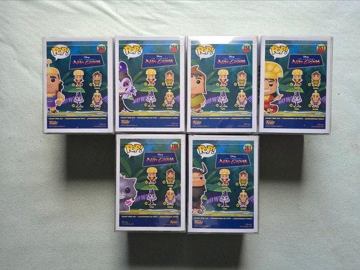 Funko - Funko Pop Kuzco / Pacha / Yzma / Kronk - 2010-2020 -, Antiek en Kunst, Antiek | Speelgoed