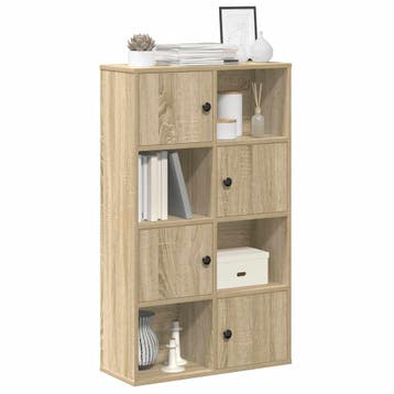 vidaXL Boekenkast 60x24x101,5 cm bewerkt hout sonoma, Verzenden, Nieuw