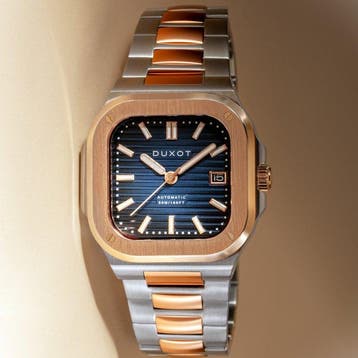 Duxot - Automatic - Square - Gold - Sapphire - New - Heren -, Nieuw