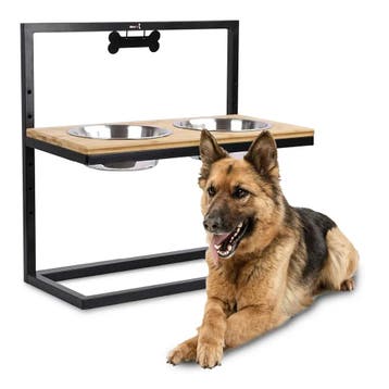 MaxxPet Dubbele Voerbak - 54x23x53cm - Bamboo (Honden, Dier), Ophalen of Verzenden, Nieuw