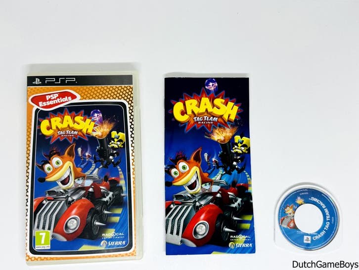 PSP - Crash - Tag Team Racing - Essentials, Consoles de jeu & Jeux vidéo, Consoles de jeu | Sony PSP, Envoi