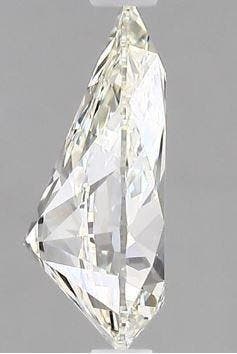 1 pcs Diamant (Natuurlijk) - 2.11 ct - Peer - J - VVS1 -, Nieuw