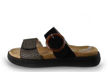 Remonte Slippers in maat 40 Zwart, Kleding | Dames, Schoenen, Slippers, Verzenden, Zwart, Remonte