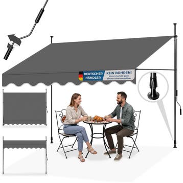 Klemluifel met zwengel, in hoogte verstelbaar, Tuin en Terras, Verzenden, Nieuw