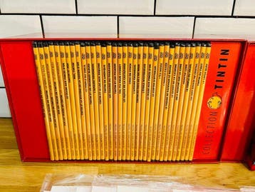 Tintin - 102 planche - collection complète 34 dvd et livrets, Livres