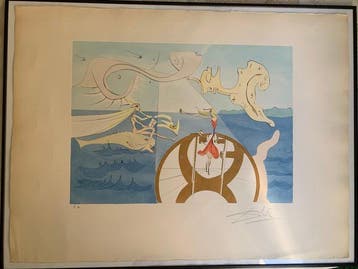 Salvador Dali (1904-1989) - La machine à coudre (Série