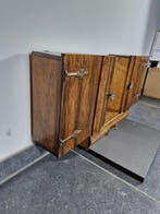 Kast - Hout, Messing - Spiegelkastje