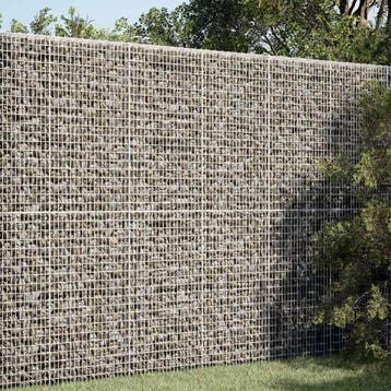 vidaXL Gabion met 3,5 mm Draad en 5x2,5 cm Gaas 150x50x200, Verzenden, Nieuw