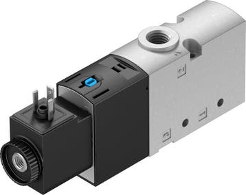 Festo 3/2 NC Monostabiel Lucht Magneetventiel G1/8 700L/Min, Verzenden