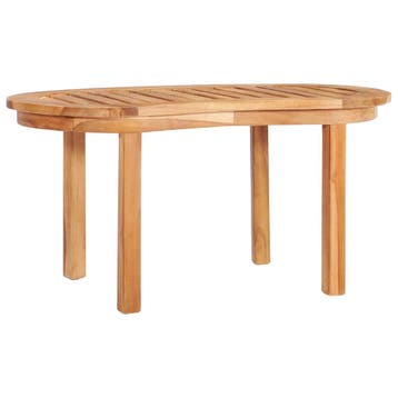 vidaXL Salontafel 90x50x45 cm massief teakhout, Verzenden
