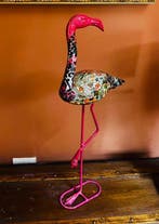 Artmony - Sculpture flamand rose pop art