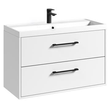 Badkamermeubel Florence 01 80 x 40 cm – Hoogglans Wit, Verzenden, Nieuw