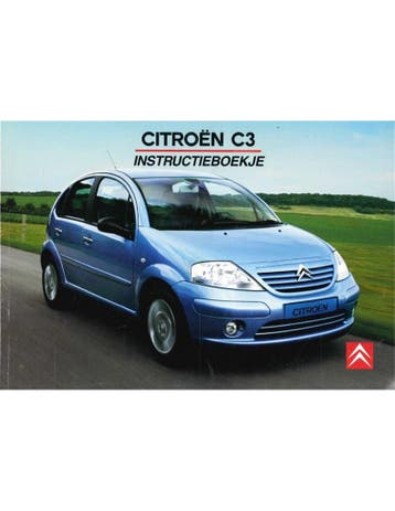 2004 CITROEN C3 INSTRUCTIEBOEKJE NEDERLANDS