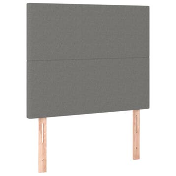 2x Hoofdbord donkergrijs | Tweede kansje | OP = OP, Huis en Inrichting, 90 cm, Verzenden, Verstelbaar, Gebruikt