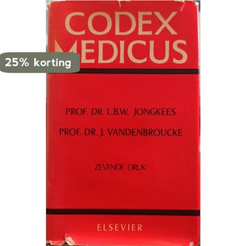Codex medicus 9789010037794 L. B. W. Jongkees, Verzenden, Gelezen, L. B. W. Jongkees