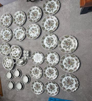 Ridgway - Tafelservies voor 6 (6) - Windsor - Porselein