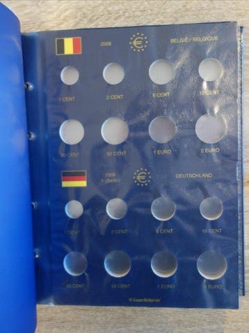 Europe. Accessoires 3 x Leuchtturm VISTA albums (2002/2008 +, Postzegels en Munten