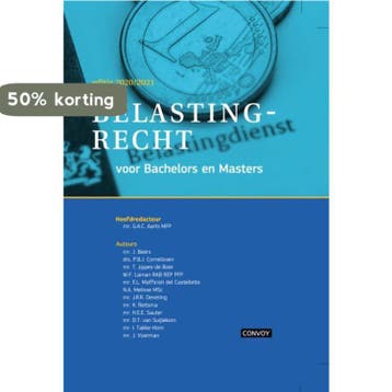 Belastingrecht voor Bachelors en Masters Theorieboek, Boeken, Verzenden, Zo goed als nieuw, G.A.C. Aarts