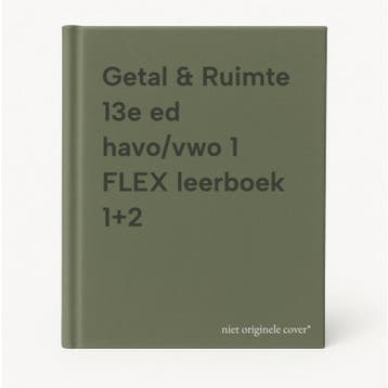 Getal & Ruimte 13e ed havo/vwo 1 FLEX leerboek 1+2, Boeken, Verzenden, Zo goed als nieuw