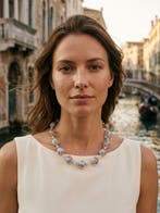 Verre de Murano - Collier - collier de perles de Murano