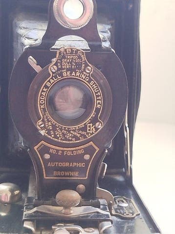 Kodak No. 2 Folding Autographic Brownie Analoge camera, Nieuw