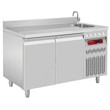 Koelwerkbank | 260L | 2 Deuren (1/1 GN) | -2°C/+8°C |, Verzenden