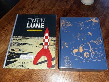 Tintin Tintin lune et puzzle 140 pièces (2001) - Tintin Lune