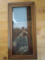 Edoardo Tofano (1838-1920) - Donna al balcone, Antiek en Kunst