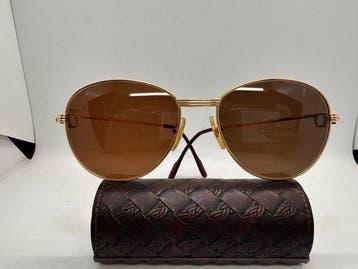 Cartier - Cartier Trinity Blue Sapphire Sunglasses - Cal. 55, Bijoux, Sacs & Beauté, Lunettes de Soleil & Lunettes | Femmes