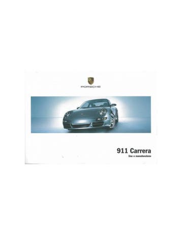 2005 PORSCHE 911 CARRERA INSTRUCTIEBOEKJE ITALIAANS, Ophalen of Verzenden