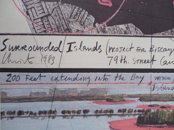 Christo (1935-2020) - Miami : Surrounded Islands, Antiek en Kunst