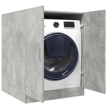 vidaXL Wasmachinekast 70,5x71,5x91,5 cm betongrijs, Verzenden, Nieuw