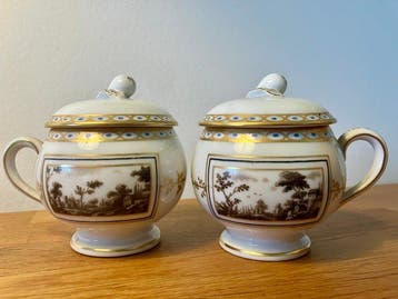 Richard Ginori - Scellement du bocal (2) - Porcelaine