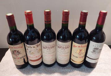 1985 , 1987Roc de Lussac 1989 Porte du Roy 1996 x 2 Chateau