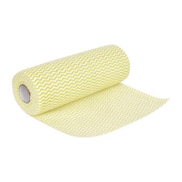 Niet geweven doekjes geel | 100 stuks | 43,23cm Jantex, Verzenden, Nieuw in verpakking