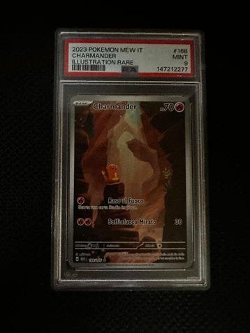 Pokémon - 1 Graded card - Charmander 168/165 Full art, Promo, Nieuw