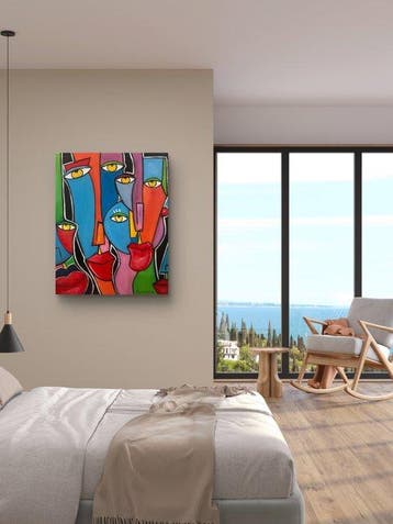 OLENA BLINNIKOVA - OIL PAINTING - ABSTRACT EXPRESSIONISN -