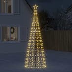 vidaXL LED-kerstboom met spikes 570 LEDs warm wit 300 cm, Verzenden, Nieuw