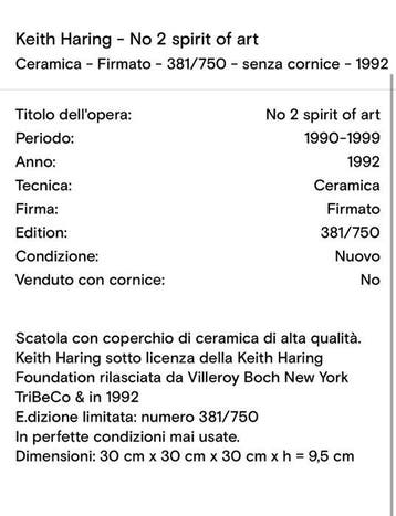 Keith Haring (1958-1990) - Nr. 2 Spirit of Art Keith Haring