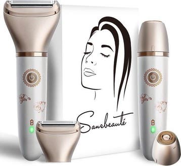 2dekans | 2-in-1 Ladyshave + 2 Extra Scheerkoppen - Gezicht, Ophalen of Verzenden, Nieuw