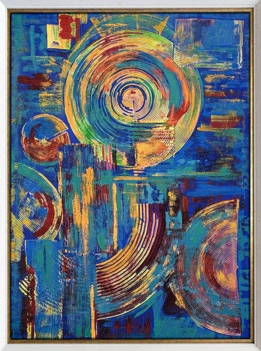 Vitality - Nirvana – Inner Light — XXL, Antiquités & Art, Art | Peinture | Moderne