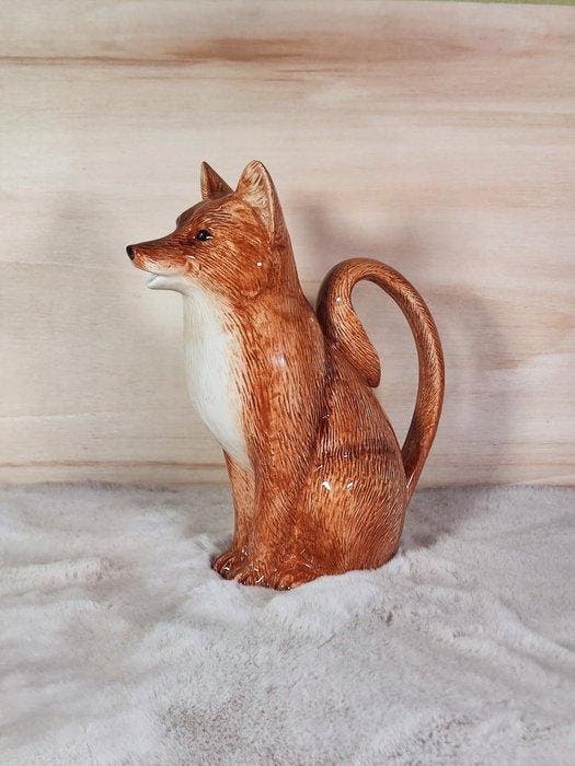 Kan - Keramiek - Handgeschilderde voskan, Antiek en Kunst, Kunst | Designobjecten