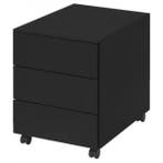 Zwarte Ladeblok, Huis en Inrichting, Kasten | Roldeurkasten en Archiefkasten, Minder dan 50 cm, Verzenden, Nieuw, Minder dan 100 cm