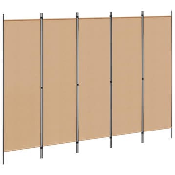 5-Panel Room Divider Beige | Ideaal voor je studio of kam..., Huis en Inrichting, Verzenden, Gebruikt